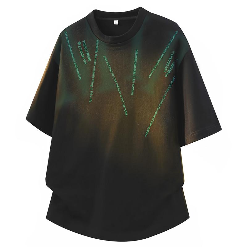 Short-sleeved T-shirt, Round Neck, Half-sleeved Bottoming Shirt, Plus Size Men's Top