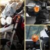 2X Motorcycle Signal Turn Lights Indicators Amber Blinkers Front/Rear For Harley