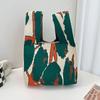New Girls Knitted Bag Handbag Hand Bag Vest Bag Versatile Outdoor Knitted Bag