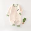 Newborn & Toddler Spring/Autumn Padded Butterfly Crawling Suit – Thick, Three-Layer Warmth for Outdoor Play