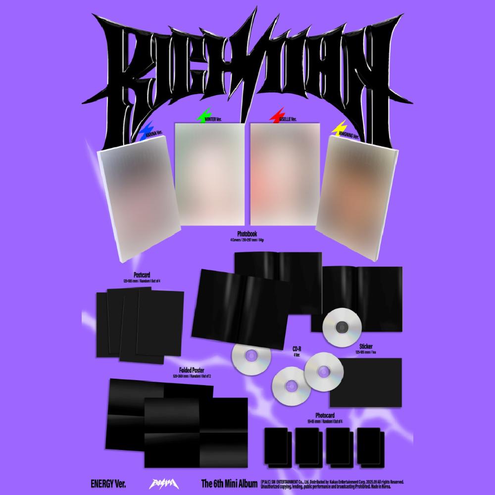 Aespa 6th Mini Album Rich Man ENERGY Ver.