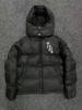 Trapstar Winter Trendy Windproof Cotton Jacket: Thick, Versatile, Hooded Warm Outerwear for Couples.