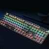 104 Keys Retro Style Electroplated Keyboard Gaming Mechanical Keyboard with Lighting Effect