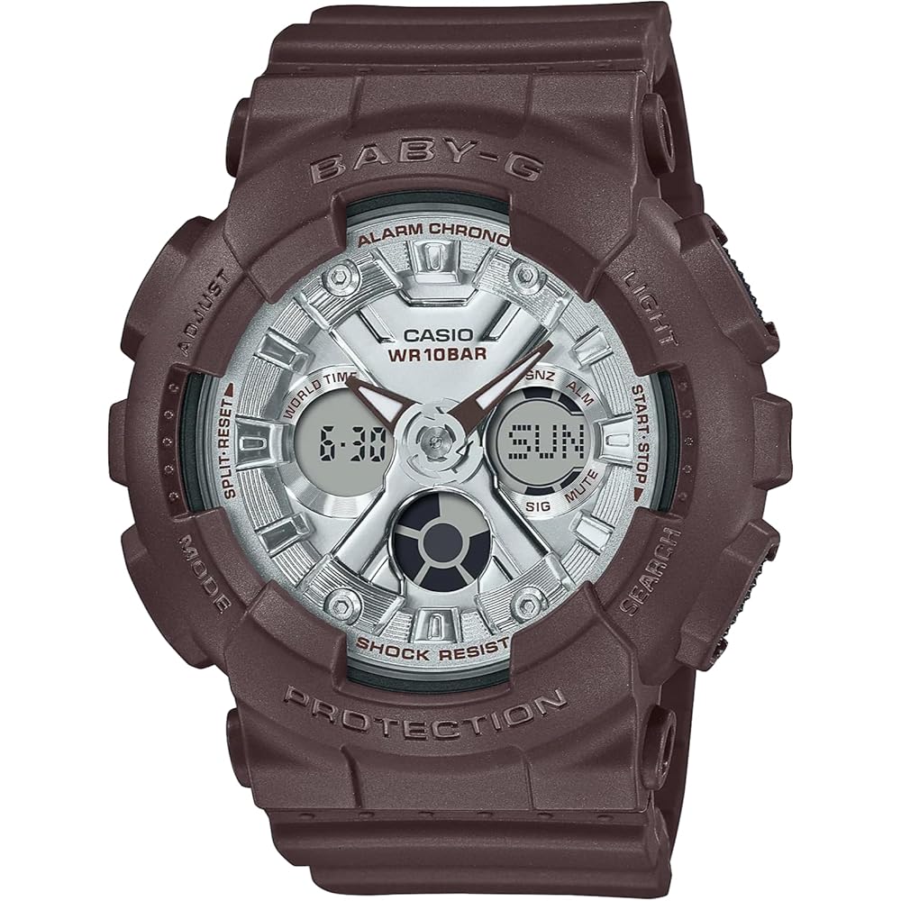 

Casio Baby-G BA-130SW-5A Analog Digital Women s Watch Chocolate Brown 100m Water Resistant
