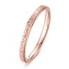 Stainless Steel Double/Single Row Diamond Minimalist Couple Rings - Cartier Style