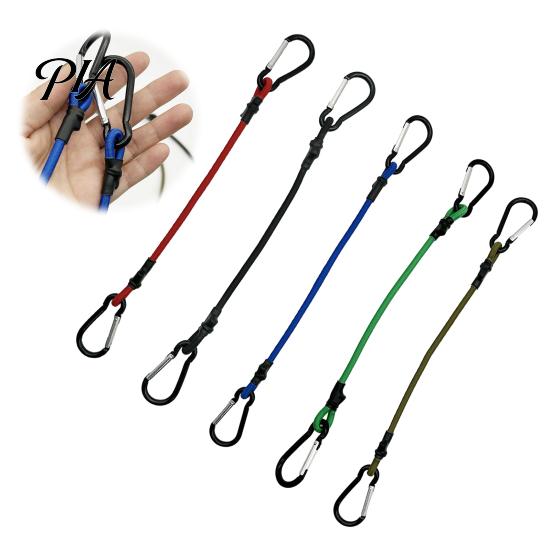 Multi Purpose Bungee Straps for Daily Use Cord with Metal Hooks, Elastic Rope Durable Secure Heavy Duty Cords Hooks Strap, Flexible Fastening