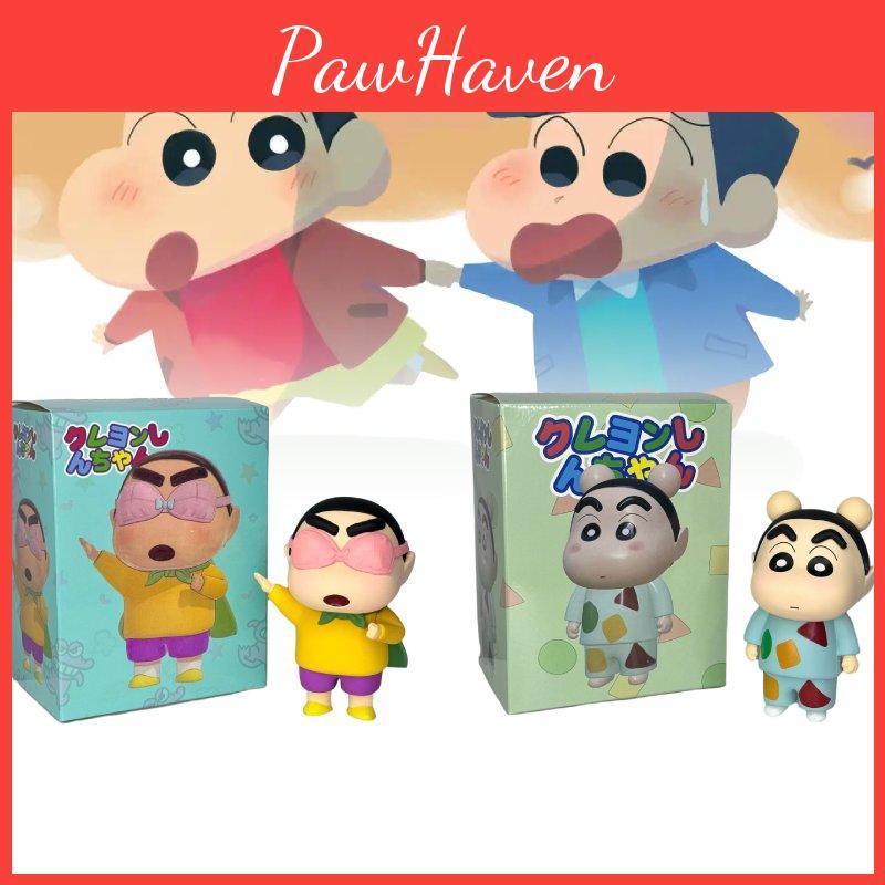Shin Chan Crayon Cape Pajamas Costumes Pvc Toy Model Decoration Christmas Gift