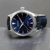 KNIS Automatic Watch for Sapphire 10 ATM Water Mechanical Deep Blue Leather (Nis) Japanese-made Men, Crystal, Resistance, Movement, Blue, Strap,