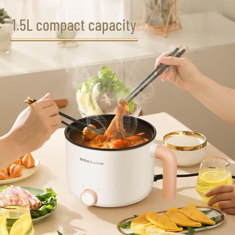 Royalstar 1.5L Multi-Purpose Electric Cooking Pot CN plug (adapter included)