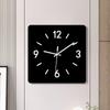 Modern Simple Art Acrylic Square Wall Clock Silent Wall Clock No Ticking Living Room Bedroom Dining Room Decorative Wall Clock