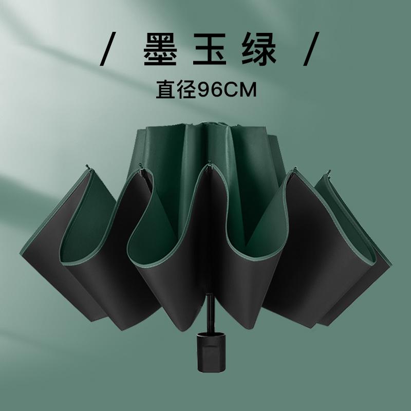 Extra-Large Manual Umbrella Extra-Wide Extra-Thick Reinforced All-Weather Umbrella for Women—Folding Sunshade
