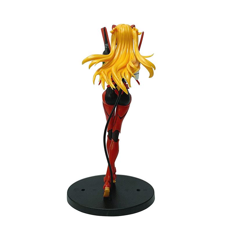 22CM Anime Evangelion Asuka Langley Soryu Figure Shin Gekijouban Ha Souryuu Test Suit Ver Model Toy Gift Aciton 1/7 Kid Friendly Entertaining Fun Play