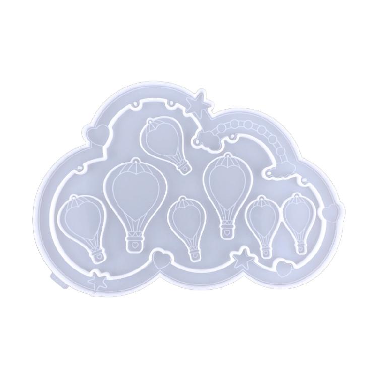 

Photo Frame Decoration Silicone Mold Hot Air Balloon Pendant Resin Casting Mold 1 чистий