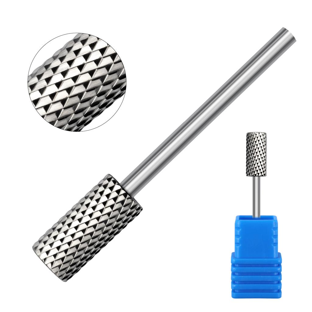 1pcs Sliver Nail Drill Bits Milling Cutter Carbide Nail Tools For Electric Nail Drill Manicure Machine Pedicure Nail Files Acces