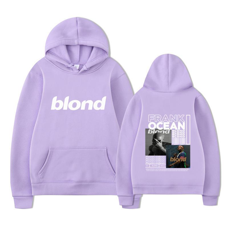 New blond Amazon autumn and winter new fleece urban casual hooded sweater