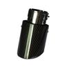 Universal 60mm-89mm Glossy Carbon Fiber Exhaust Pipe Auto Styling Modification Muffler Straight Edge