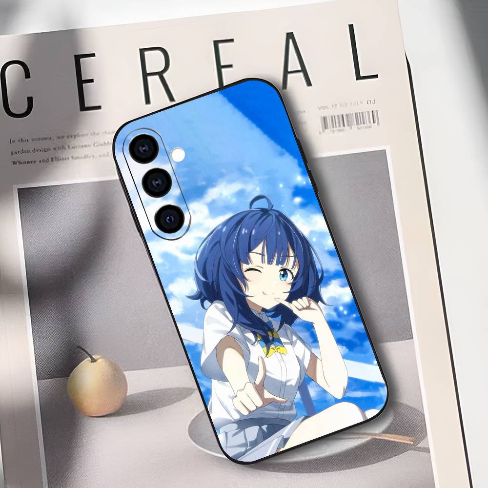 A-Anna Y-Yanami Soft Silicone Phone Case for Samsung Galaxy A73/A72/A71/A70/A53/A52/A51 Black Cover Samsung a32 5g