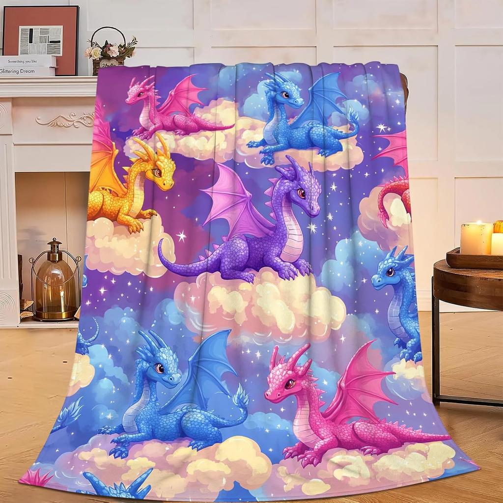 Horse Throw Blanket Super Soft Warm Floral Horse Blanket Cozy Plush Fleece Farm Stuffed Animal Horse Gifts Bedding Blanket