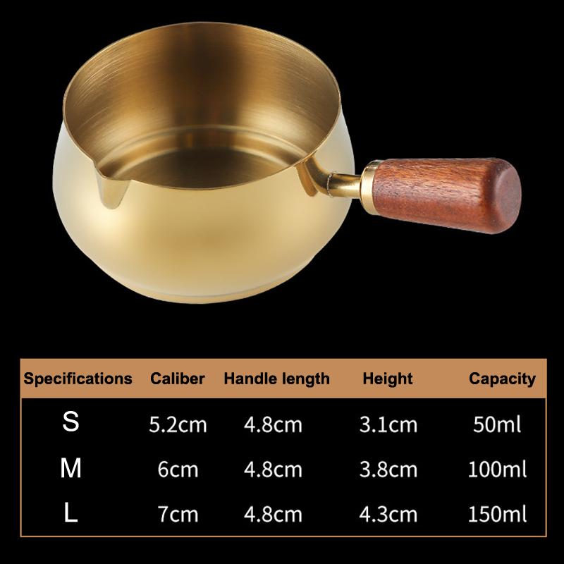 1 szt. Kubek na sos ze stali nierdzewnej Kubek na sos Worcestershire Kubek na dressing do steków Drewniany uchwyt Talerzyk do maczania sałatki pomidorowej Narzędzie kuchenne
