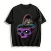 Skull Skateboard Print Streetwear Casual Unisex Short Sleeve T-Shirt Pure Cotton T-shirt