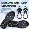 1 pár 5 szegecs csúszásgátló jég hó kemping sétacipő téli biztonsági csizma univerzális professzionális hegymászó görcsök