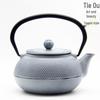 Granular Grey-White Cast Iron Teapot