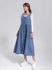 Women's Sleeveless Casual Denim Dress - Summer Style