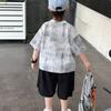 Sommer-Kurzarmset für Jungen Sommerkleidung für Jungen Sommerkleidung Modisches Kinder-T-Shirt