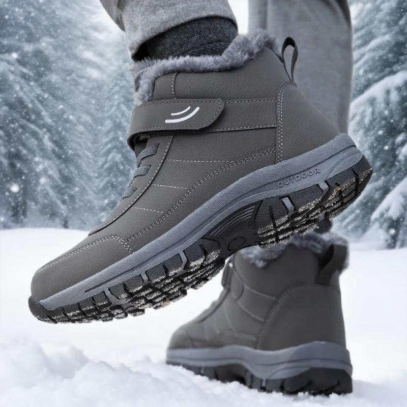 Snow Boots for Women Casual Winter Shoes Fashion Platform Non-slip Warm Fur Ankle Boots Plush 2025 New Outdoor Warm Hiking Boots