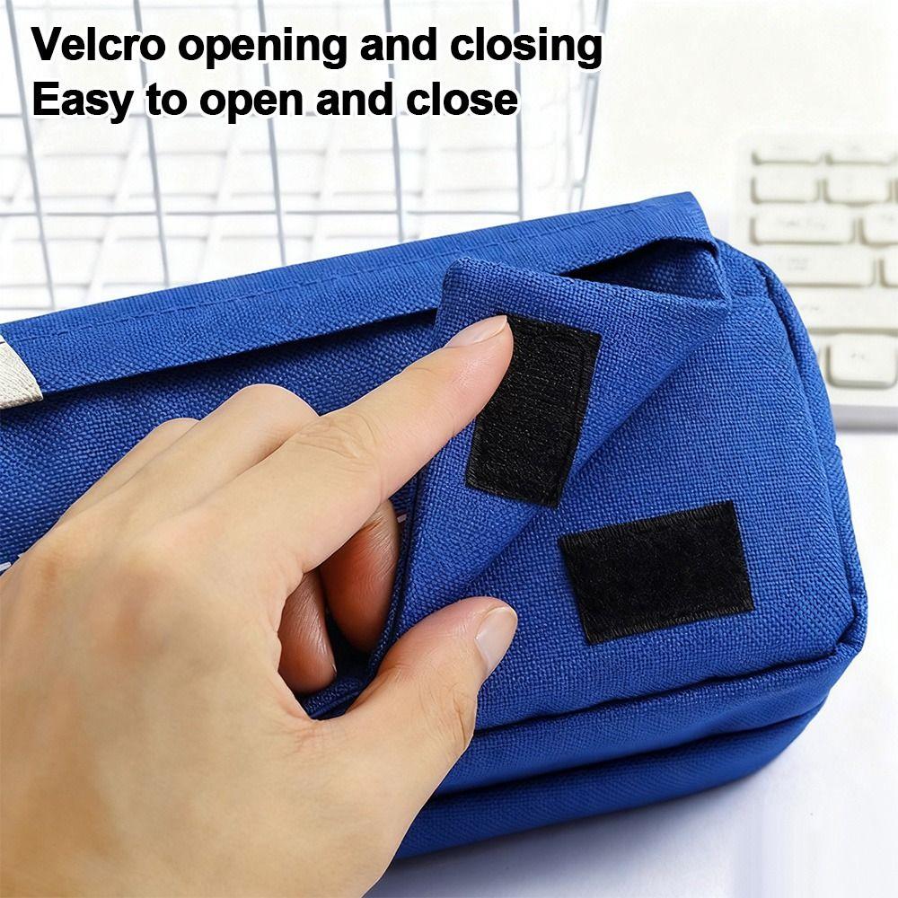Colorful Pen Pouch Simple Stylish Pencil Case Creative Pencil Bag  School Stationery