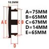 4 Stück Vossen Logo Emblem Auto Radnabendeckel 75MM Clips 65MM Räder Radkappe Vossen Abzeichen Felge Radnabendeckel Staubschutz Auto Zubehör
