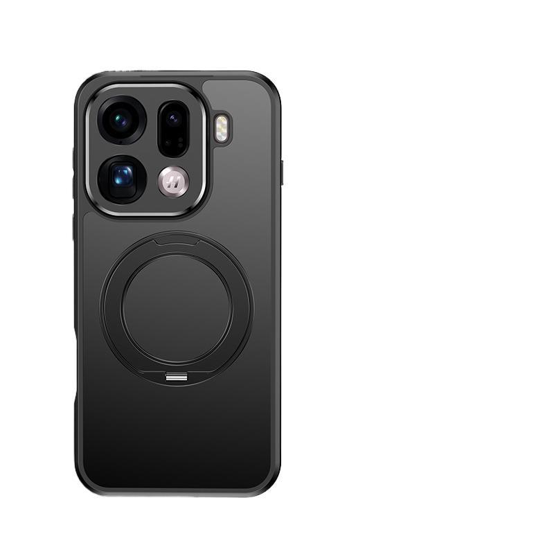 Compatible with OPPO Find X9 Pro mist magnetic stand phone case, Find X8 Pro shockproof matte protective cover