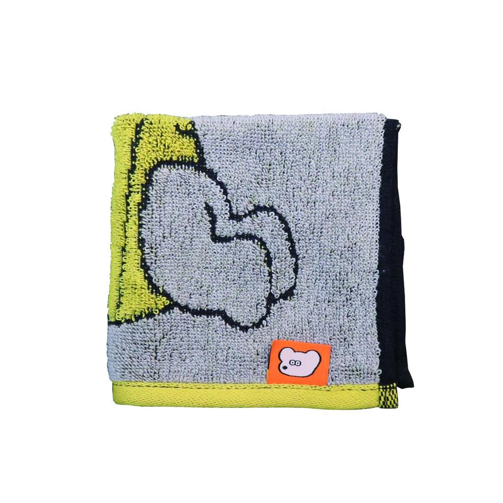 Marushin Mini Andy the Character Antibacterial and Odor 1705004200 Towel, Mouse, Handkerchief, 100% Cotton, Resistant,