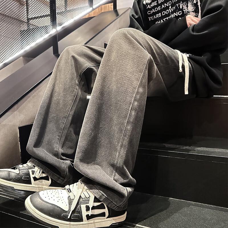 Men's American Style Loose Straight Leg Jeans