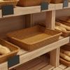 Rectangular Woven Fruit Basket Large Capacity Imitation Rattan Easy To Clean Bread