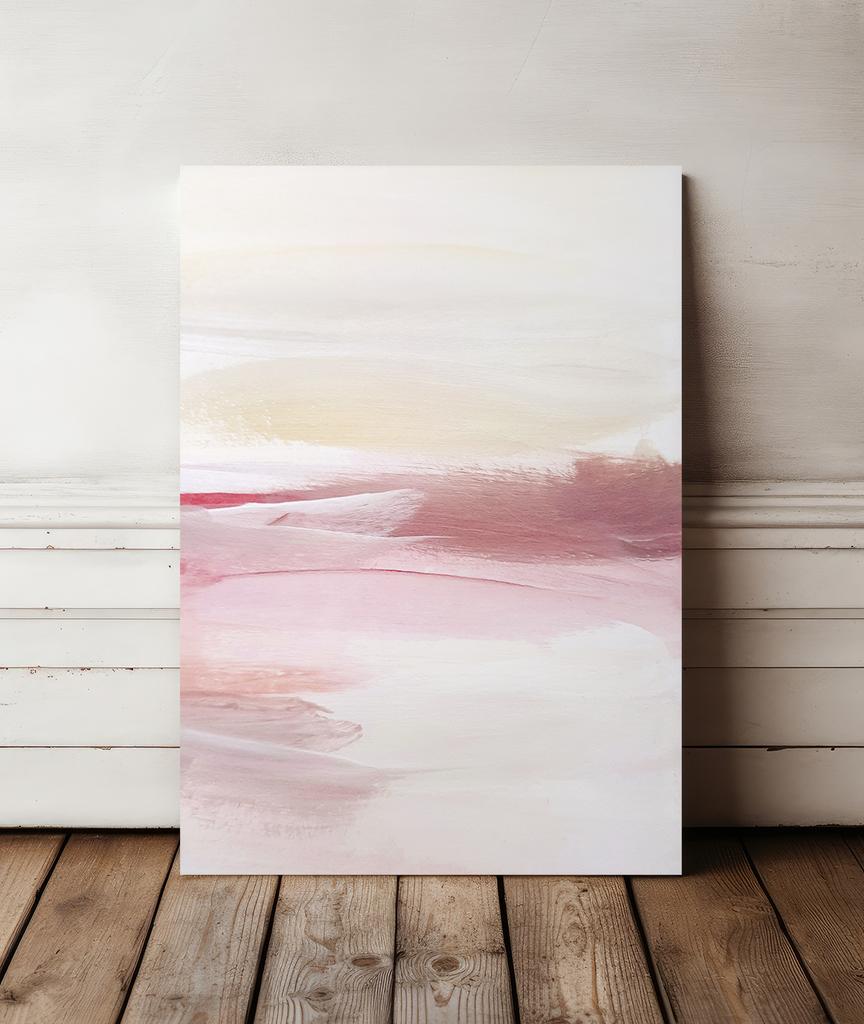 Poster Powder Pink Abstraction