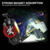 Small LED Flashlight Keychain Light USB Rechargeable Torch Work Light Multifunctional Portable COB 90 ° Rotation Camping Lantern