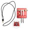 Automatic Dual Paddle Morses Telegraph Key For CW Ham Radio Users With Carbon Fiber Blades And Silver Contacts