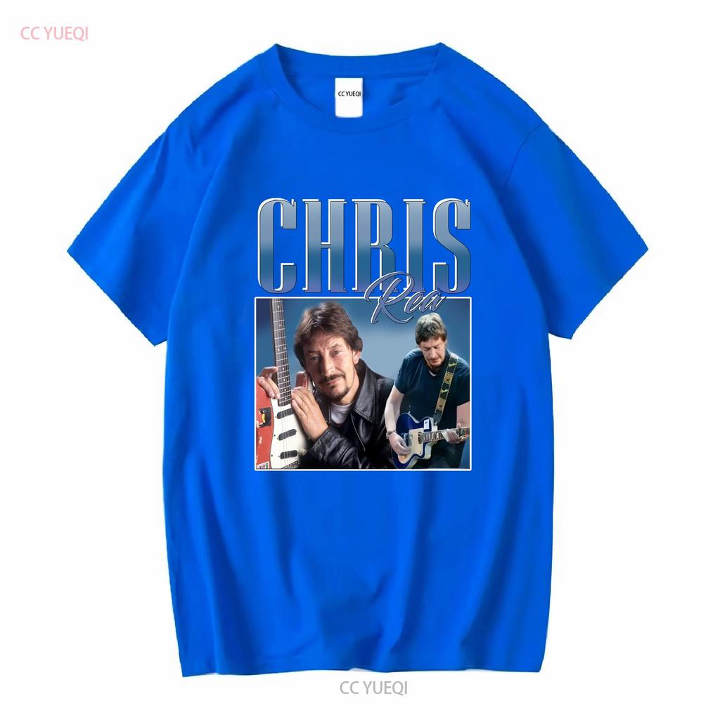 Chris Rea Appreciation T Shirt Homage Throwback Stag Hen Do Funny Long Or Short Sleeves Vintage Washed Comfortable Versatile