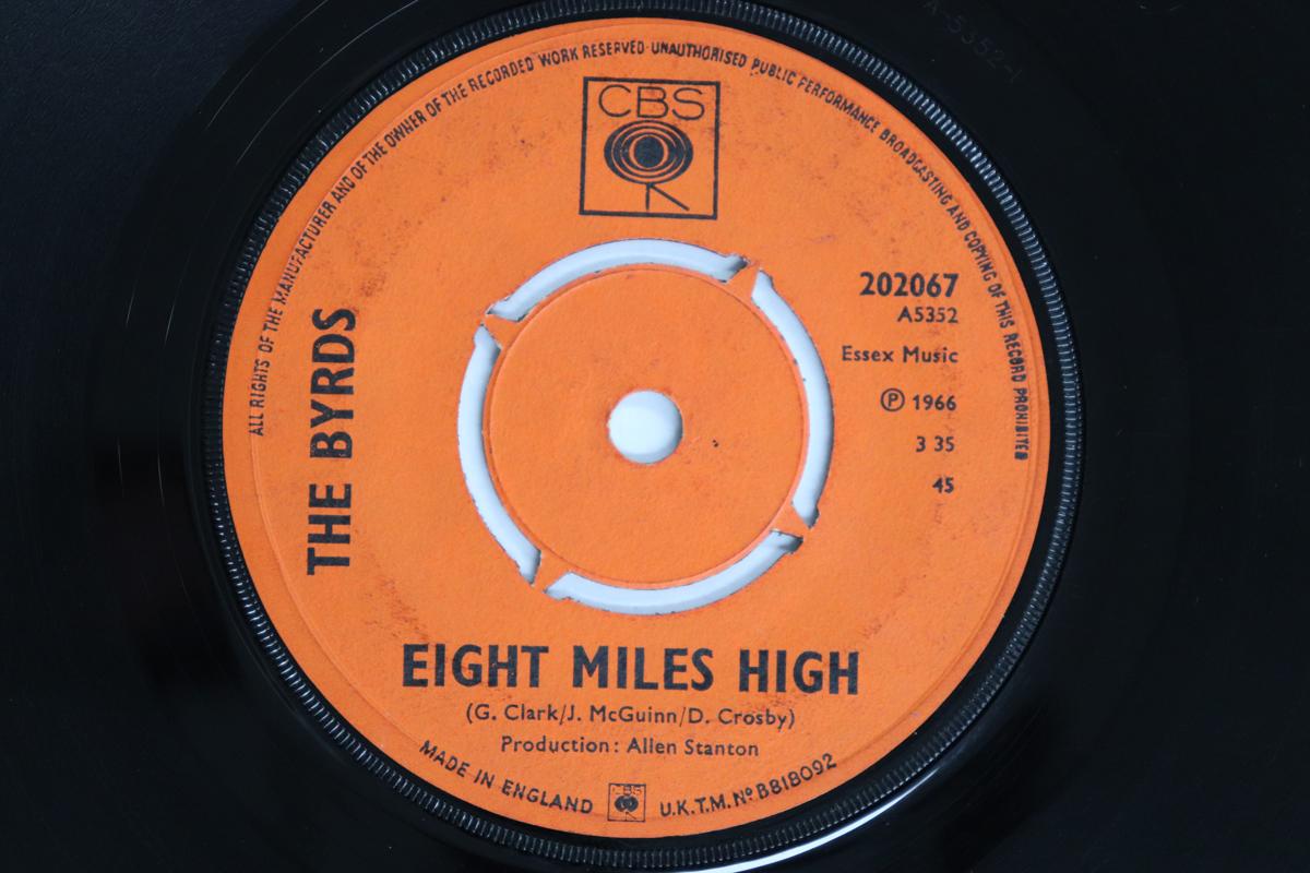

7inch Record BYRDS - Eight Miles High / Why 202067 CBS 1966 UK Rock Used