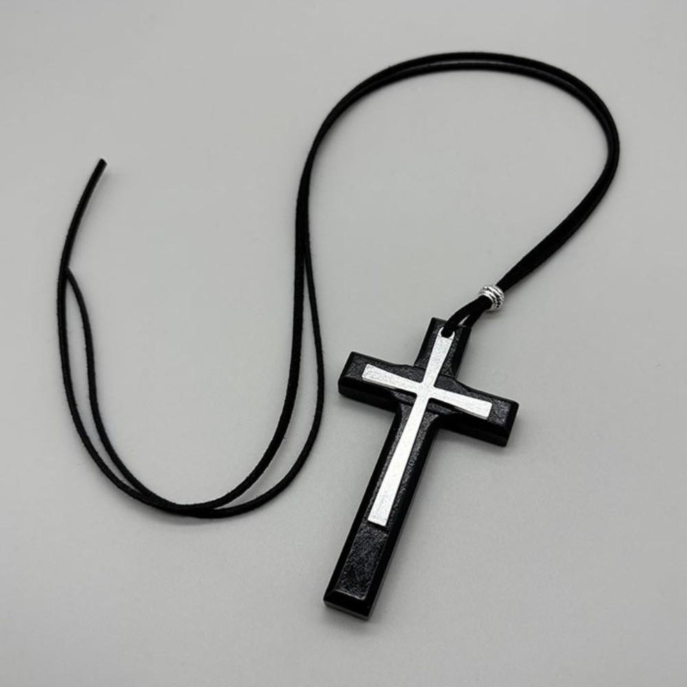 Unisex Design Rope Choker Chain Handmade Rear View Mirror Charm  Necklace For Men Women