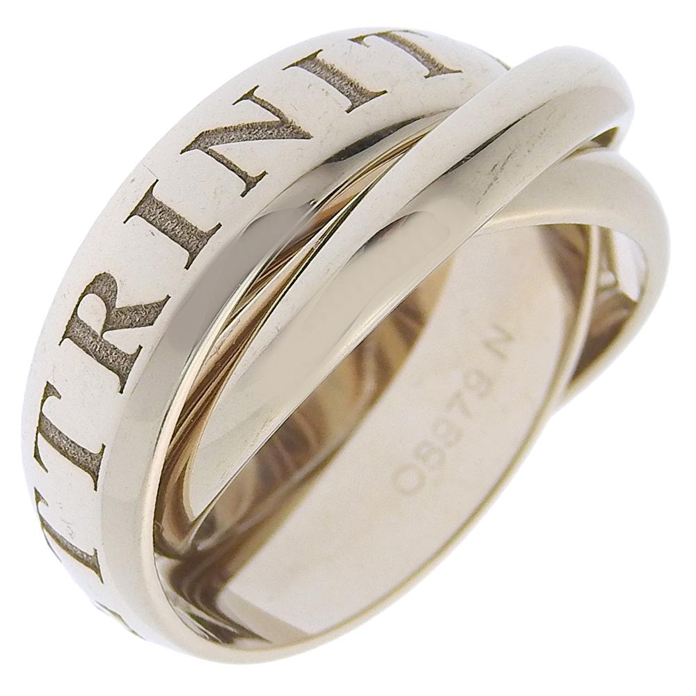 

CARTIER Trinity Ring 1998 Christmas Limited K18 white gold #4.5(US Size) 10.2g Women Used