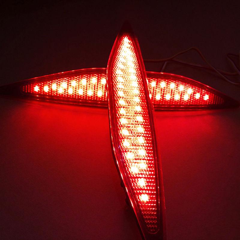 For Golf 7 2013-2015 Rear Bumper Reflector Warn Brake Turn Fog Light,Turn Signal Light With Normal DRL Brake Light