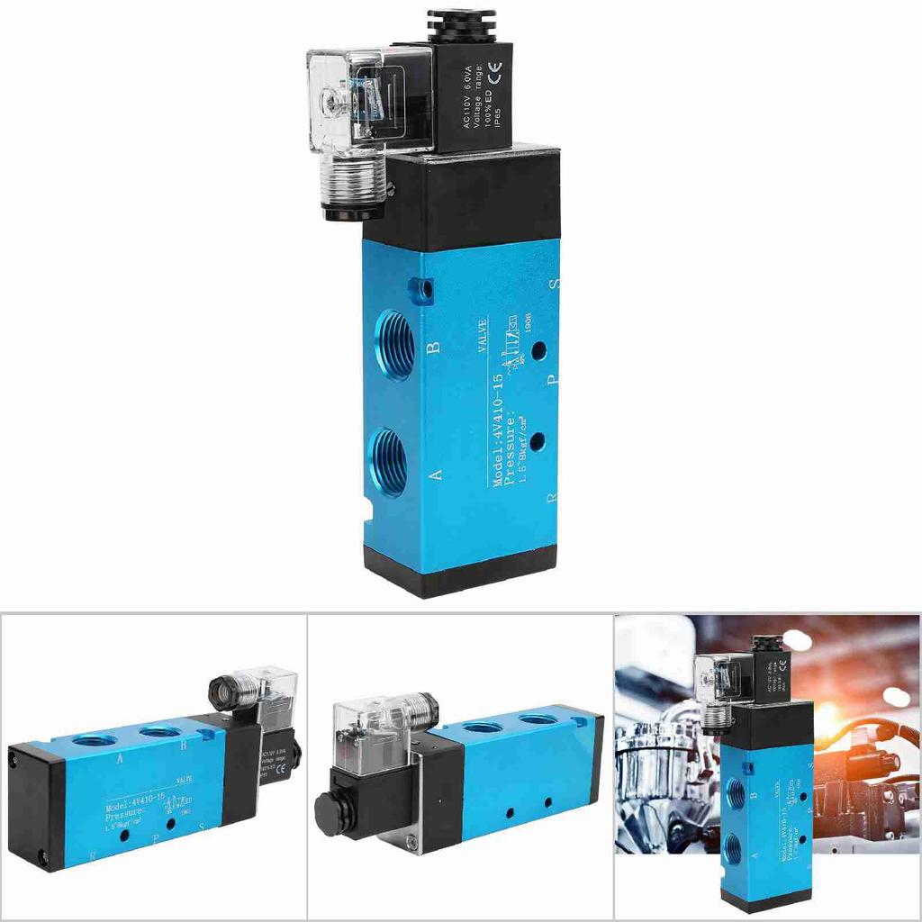 4V410-15 2 Position 5 Way Solenoid lve 50mm 0.18.0.8MPa IP65( 12V)