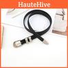 Pu Simple Style Leather Womens Waist Belt Metal Pin Buckle Accessories Clothing