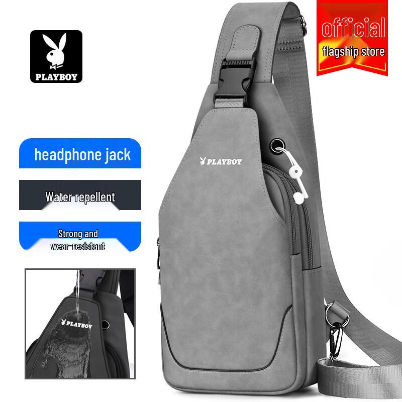 PLAYBOY Men s Multi-functional Crossbody Shoulder Bag Medium