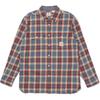 Levis SS25 Camisa de Manga Larga con Estampado de Cuadros, Logotipo de Etiqueta, Cierre de Botones, Camisas para Hombre Multicolor A5772-0016