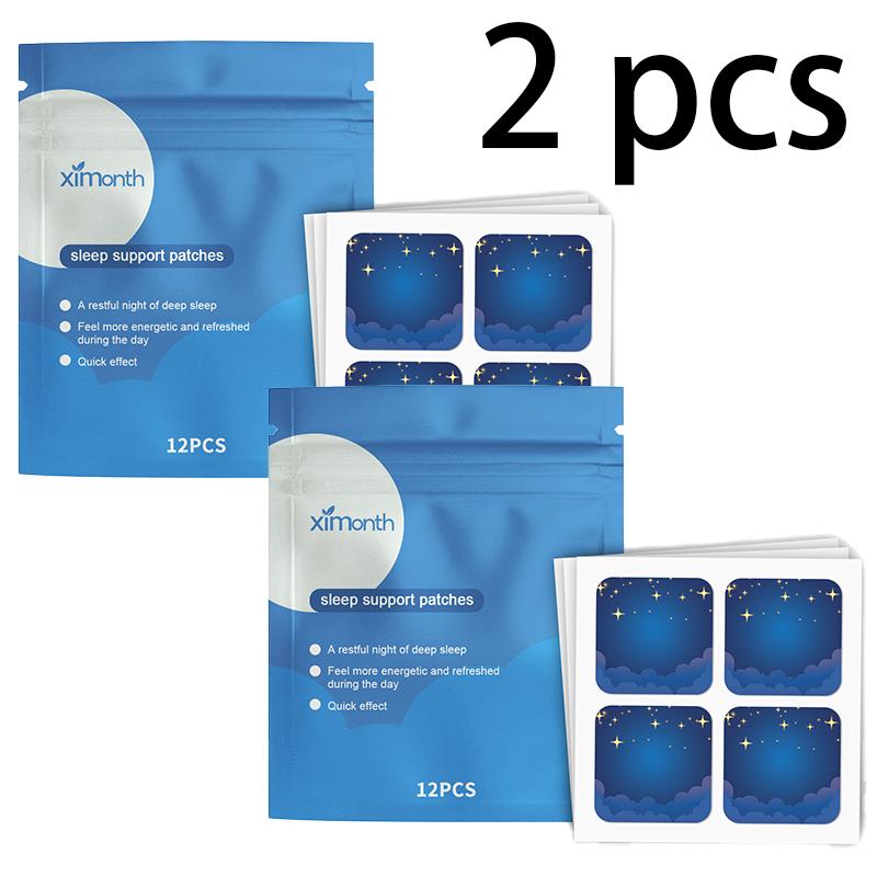 

Ximonth Sleep Patch Relaxes body and mind, body fatigue and exhaustion, relieves stress and provides peace of mind.