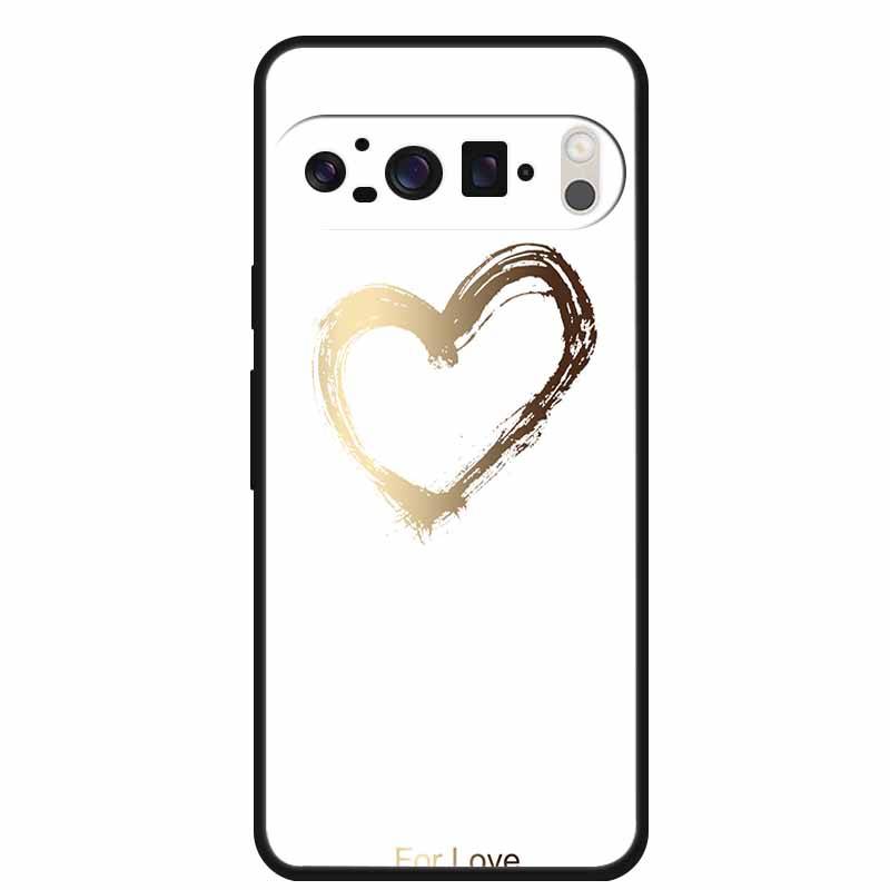 For Google Pixel 10 Pro XL 5G Case Lovely Cat TPU Black Soft Silicone Back Cover Flowers Shockproof Bumper Coque 6.8" Phone Case