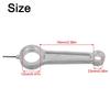 1 Stuks Luchtcompressor Drijfstang Zilverkleurig Aluminiumlegering Voor Luchtcompressor 12×67×23 12×69×20 12×76×23 13×83×24mm